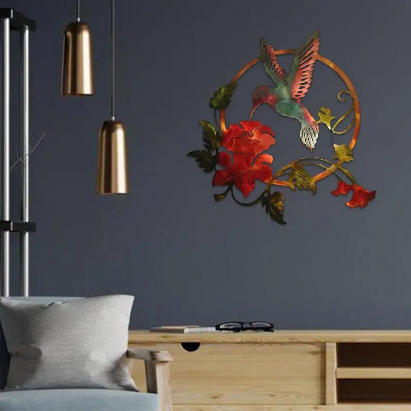 

1 Pc Metal Bird Wall Art High Quality Durable Hanging Ornament Simple To Install Moderndecoraton Article Home Accessories