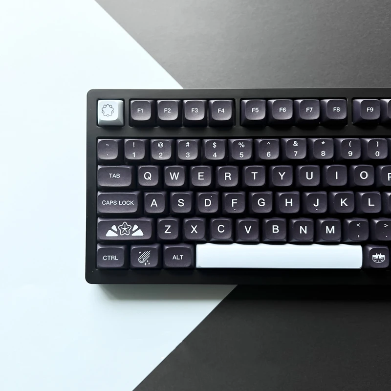 Gmk Kat Combinação Teclas Pbt Dye Sublimação Xda Perfil Keycap r1 1.75u 2u Novidades 132 Teclas por Conjunto - Imagem 5