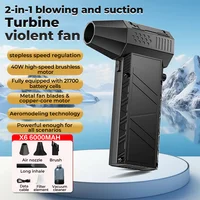 X6 Violent Fan 200000RPM Powerful Air Blower X9 Vacuum Dust Cleaner Type-C Rechargeable Strong Wind 53m/s X11 Turbo Jet Blower - Image 2