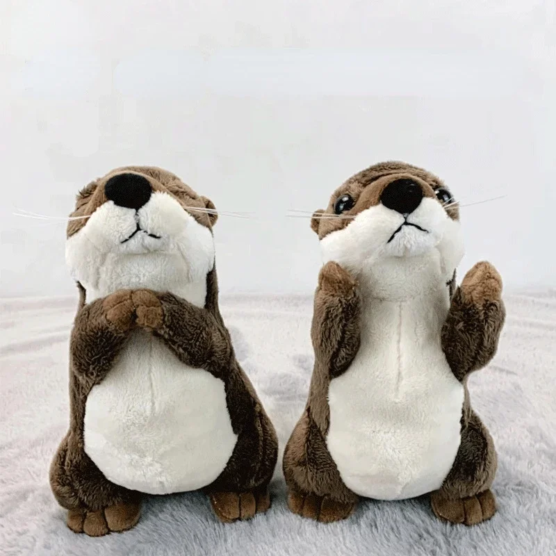 Otter Doll Cute Groundhog Plush Toy Animal Doll Birthday Gift