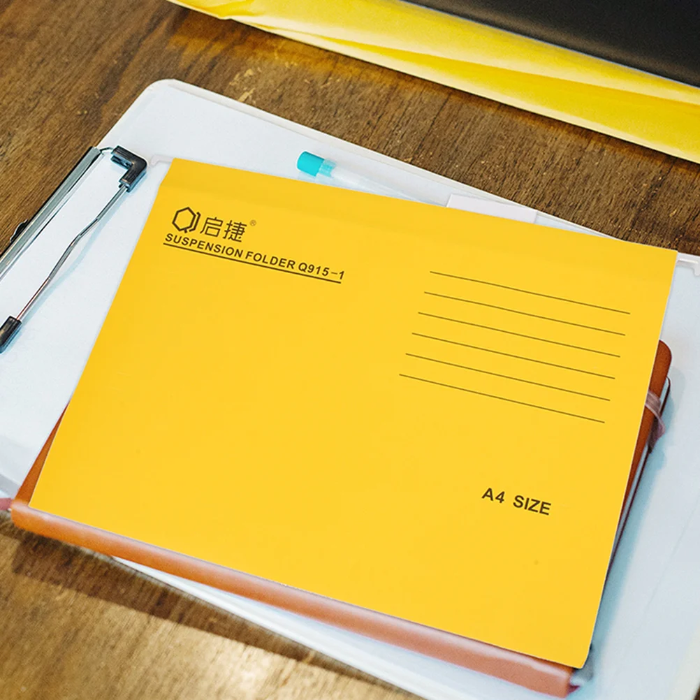Document Stand Folder Hanging File Folders 10 Pcs Rack for Filing Cabinet Coupon Container Office