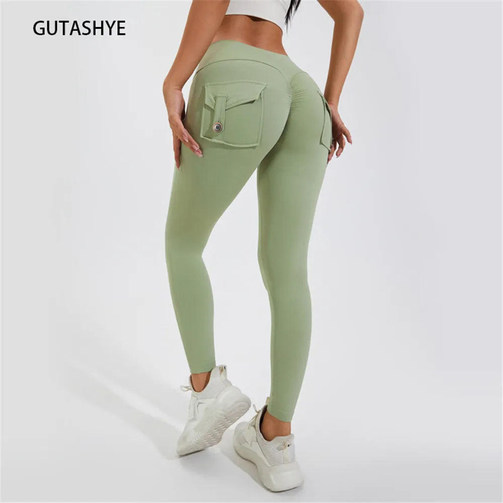 High QualityIns Lycra Leggings Women High Waist Tights Woman with