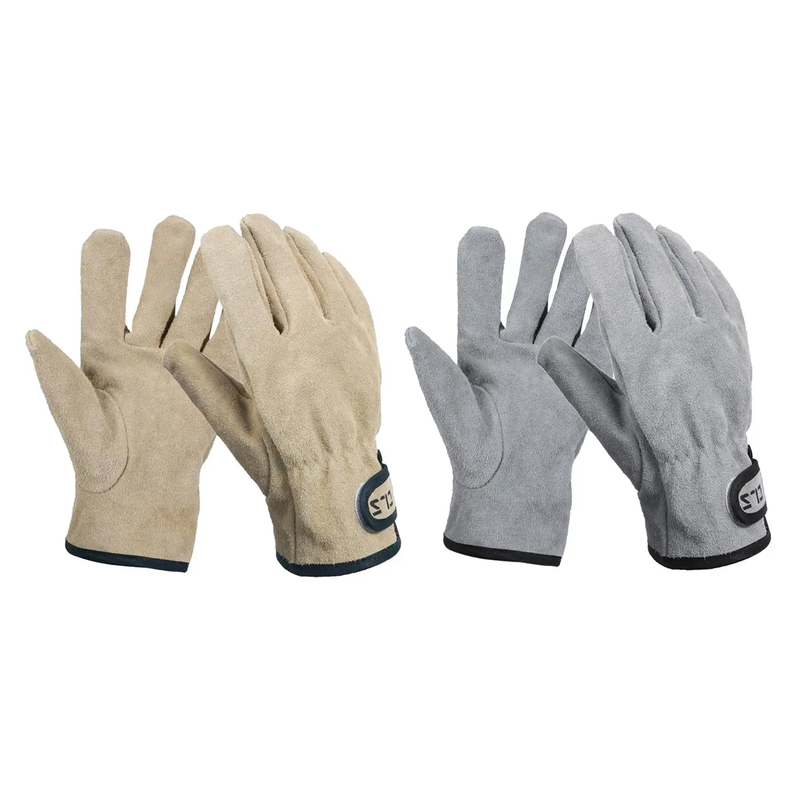 

Durable Leather Safety Work Gloves Heat Resistance Welding Gloves Camping