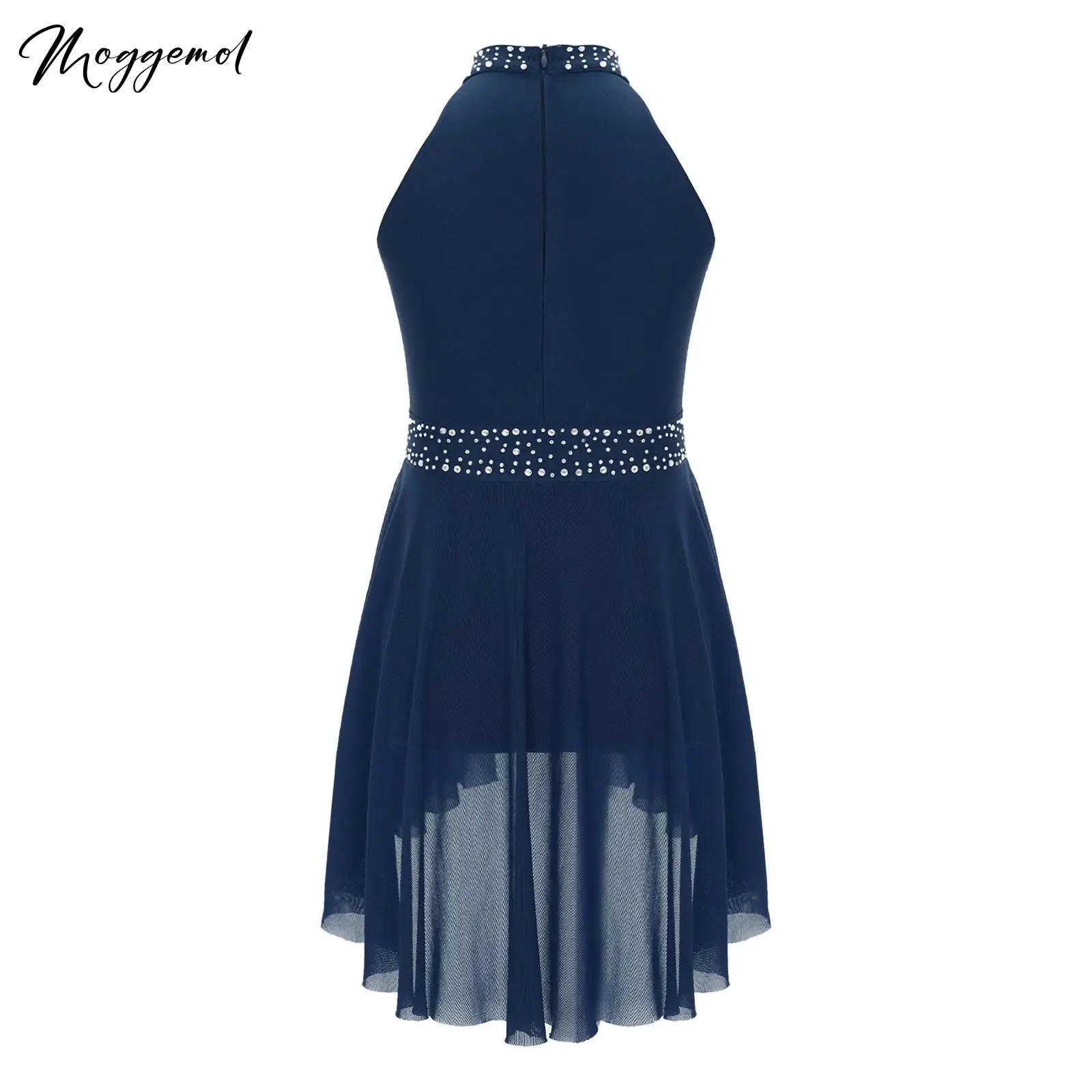 Freebily Vestito Danza Classica Bambina Schiena Scoperta Tutu