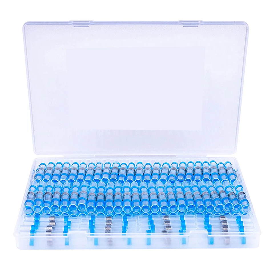 150 Pièces Connecteur De Fil De Joint De Soudure Connecteur Bout A Bout Thermoretractable Etanche Isole Bornes De Fil Epissure Bout A Bout Electri 97347893