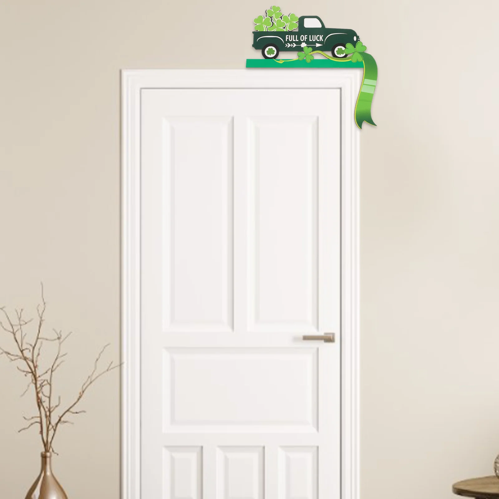 

St Patrick's Day Door Crafts Decorate Frame Party Favor Funny Decoration Holiday Window Ornament