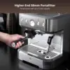 Professional Espresso Machine with Built-In Grinder and Milk Frother, 15 Bar Cappuccino and Latte Maker 2
