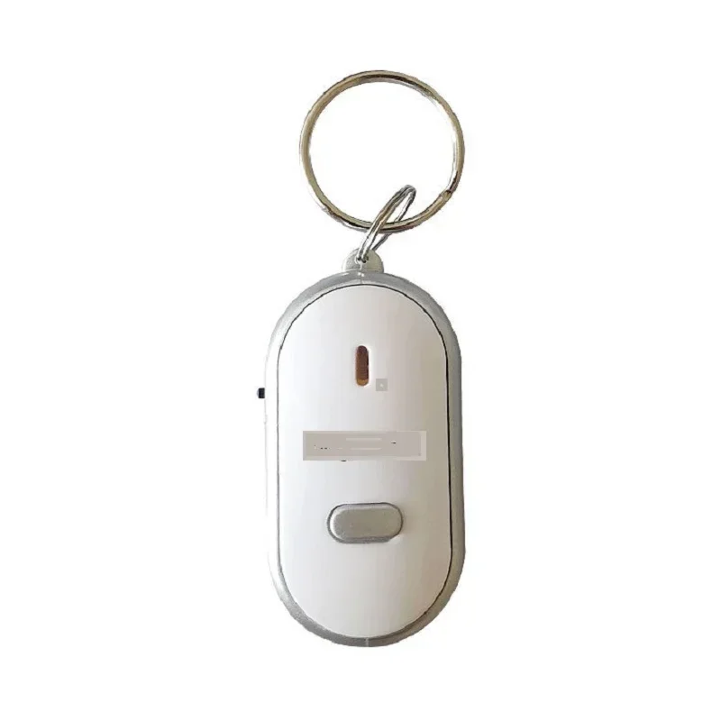 Enhanced LED Whistle Key Finder with Flashing Light and Sound Control - Anti-Lost Key Locator