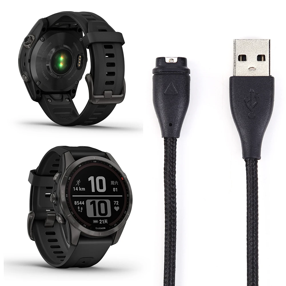 Garmin Fenix 7 7S 7X 6S 6X 5 5s 5X Forerunner245 Venu 2 2S Vivoactive 3 4 4s  1m USB   ̺  ڵ 