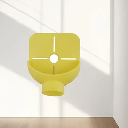 Efficient Wall Dust Collection Tool with Drill Attachment - Keeps Floors Pristine for Construction and Home Projects (Yellow)