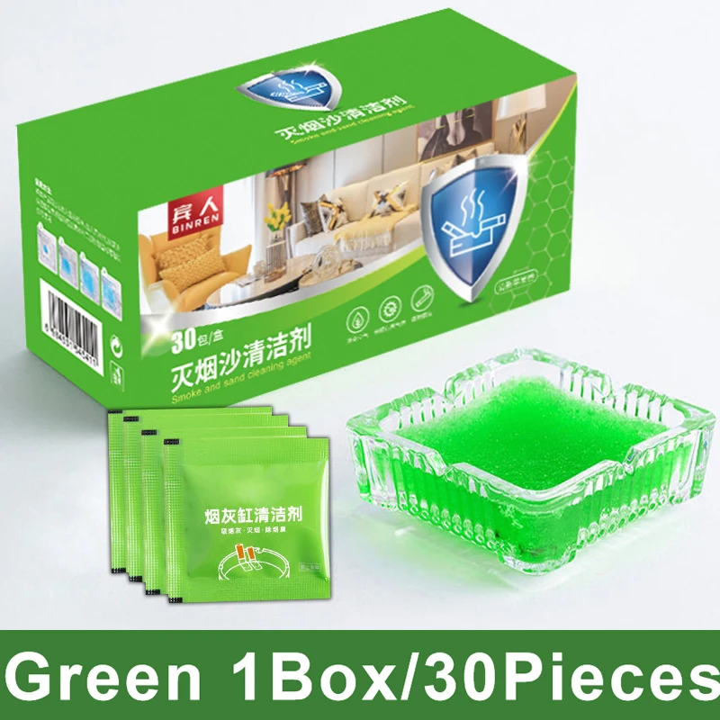 Smoke Removal Sand Ashtray Cleaner Soot Cleaner Remove Smoke Smell Control Sand Indoor Easy to Clean 30Bag/Box silicone ashtray air purifier ashtray wood ashtray cigarettes ashtray portable ashtray stainless steel ashtray metal ashtray ceramic ashtray