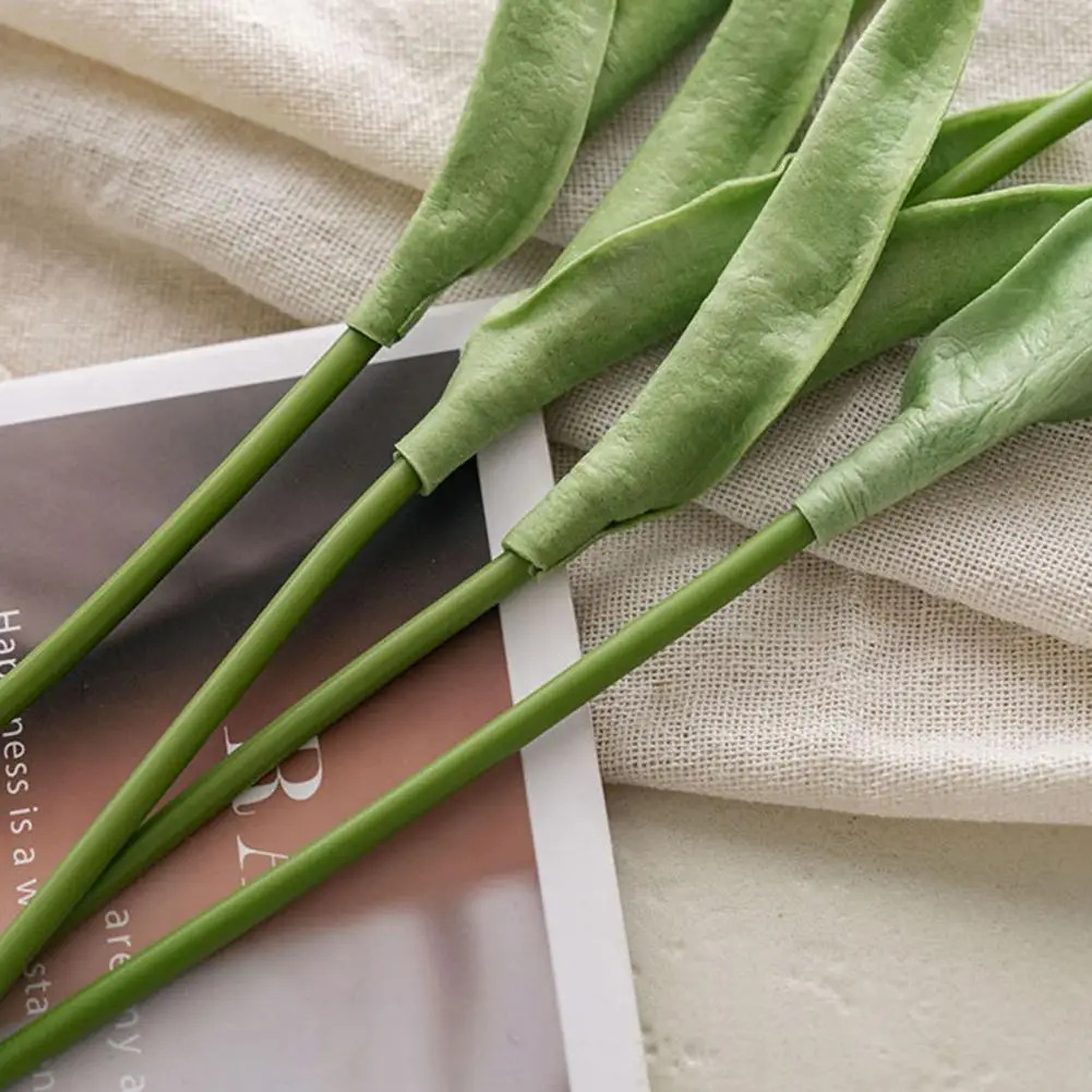 3Pcs 35cm Artificial Tulips Fake Tulip Flowers With Bendable Stems Realistic For DIY Flower Arrangement Decorations Home Party