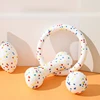 Bite Resistant Solid Dog Ball Toys for Small Large Dogs High Elasticity Pet Chew Ball Toy Non Squeak Interactive Puppy Toy 1