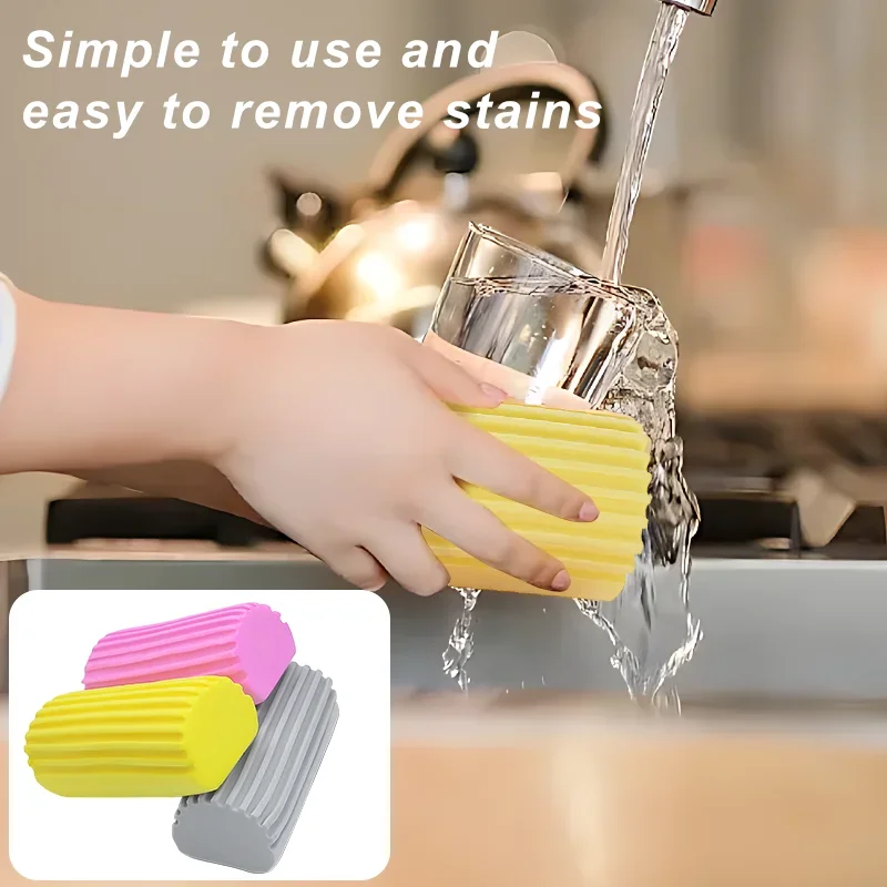 1/3/6pcs Dust Cleaning Sponges Pva Sponge Water Absorption Cleaning Sponge Household and Car Cleaning Sponges Friction Cotton 6