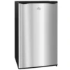 HOMCOM 3.2 Cu.Ft Mini Fridge with Freezer, Single Door Compact Refrigerator with Adjustable Thermostat, Shelf and Reversible Doo 1