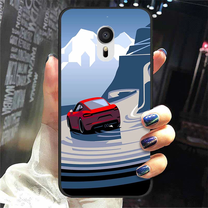 Silicone Phone Case For Meizu MX5 MX6 Cases Soft Cover Fundas For meizu mx5 mx6 Shell Fashion Cool JDM Sports Car Bumper best meizu phone cases Cases For Meizu