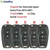 Chevrolet Spark Sonic Trax 2019-2021 Original Key 2/3/4 Button 315/434MHz 46 Chip 13522781 1