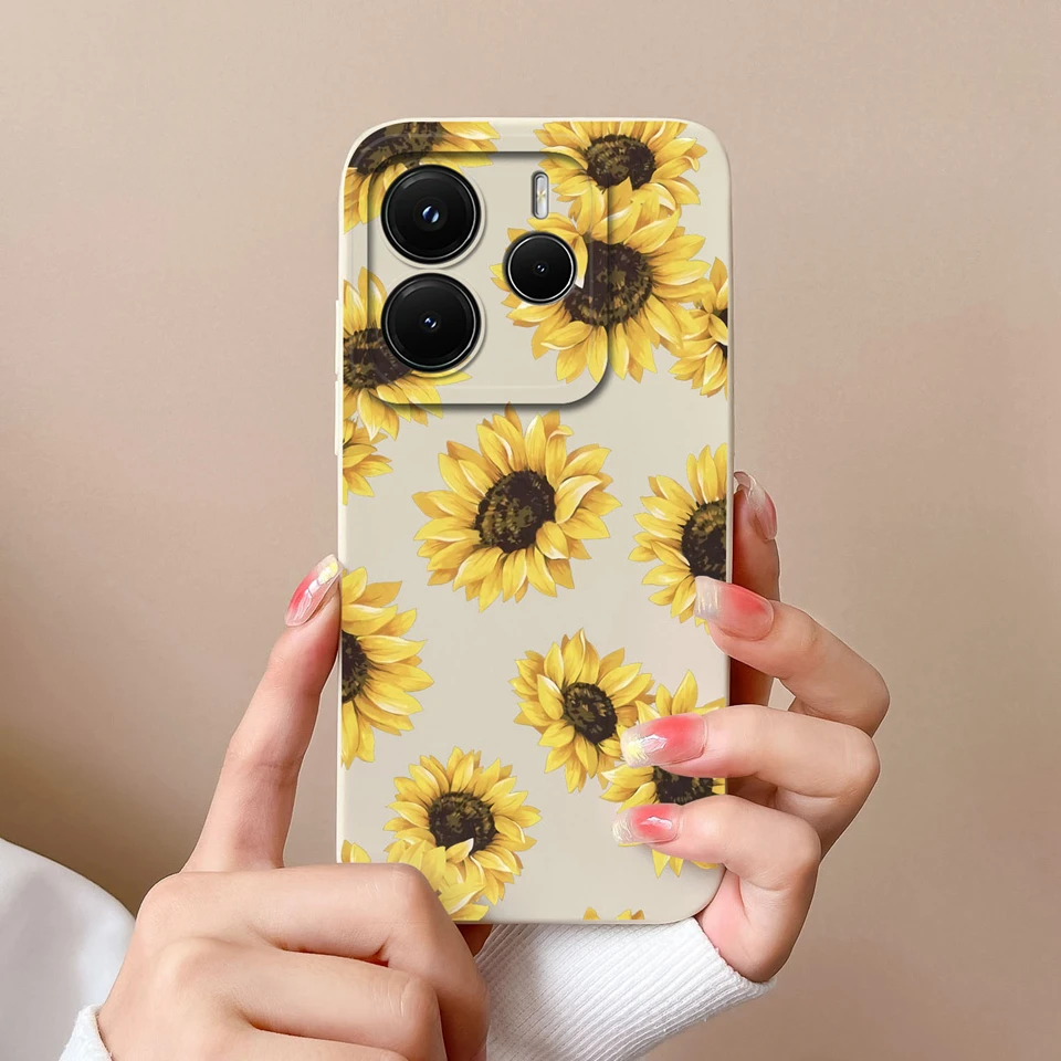 Rose Avocado Liquid Durable Non-Slip Silicone Back Cover