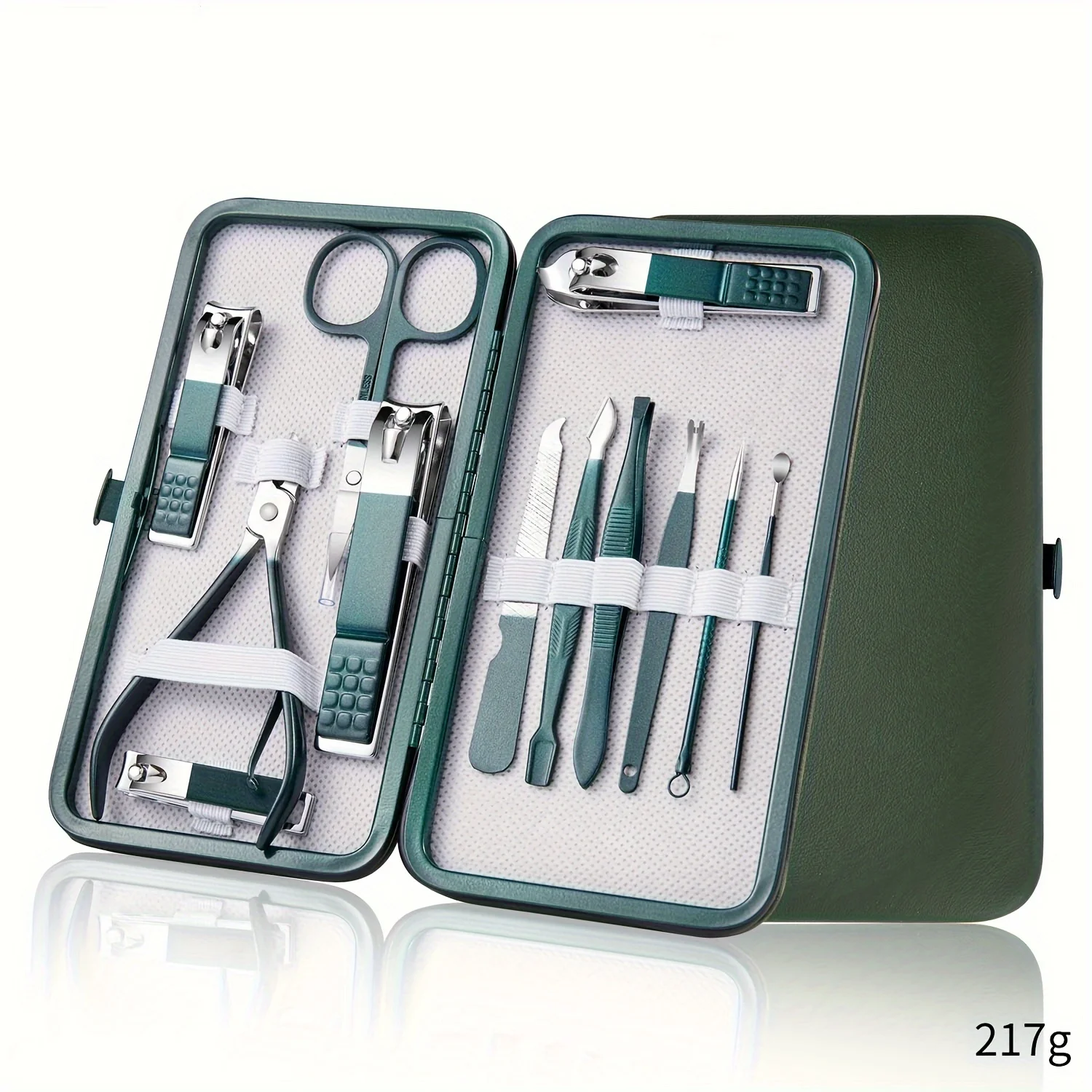Deluxe Nail Care Kit: Premium Stainless Steel Manicure & Pedicure Set with Travel Case