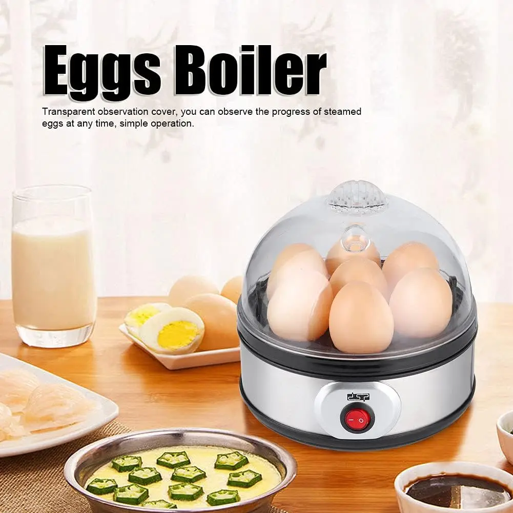350W Multifunctional Electric Egg Cooker Steamer Automatic Power off Small Household Breakfast Machine can Cook 7 Eggs 2