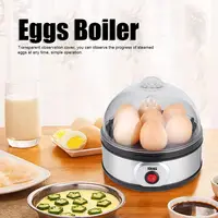 350W Multifunctional Electric Egg Cooker Steamer Automatic Power off Small Household Breakfast Machine can Cook 7 Eggs 2