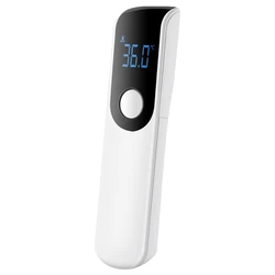 Infrared Digital Non-Contact Thermometer with LED Display for Accurate Temperature Measurement (White)