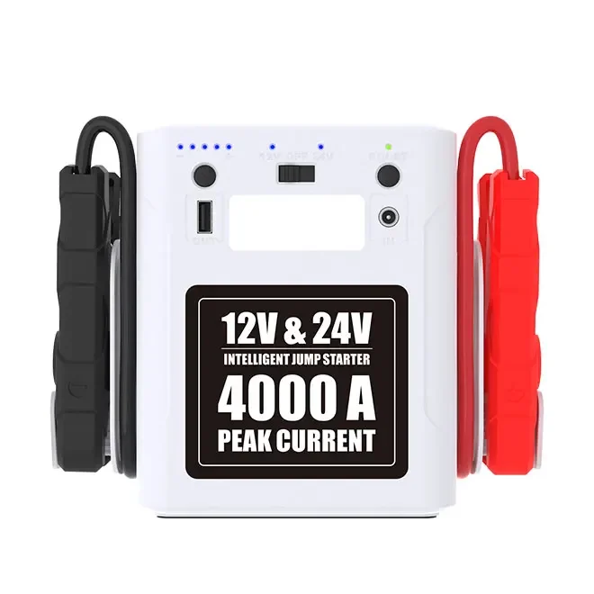 자동차 점프 스타터 고속 충전 비상 스타터, 슈퍼 용량 보조배터리, 12V, 24V..