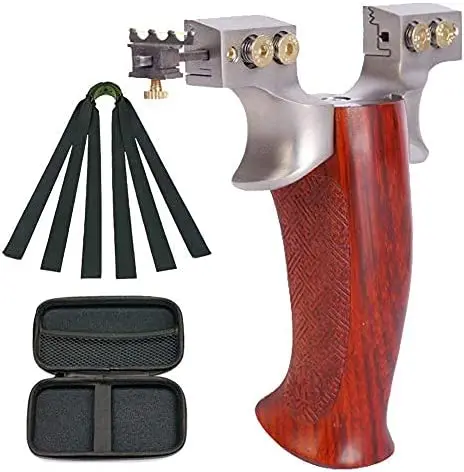 

Slingshot Catapult Thicken Head for Outdoor Sport Games Slingshot of High Velocity with 5 Rubber Bands and 1 Slingshot