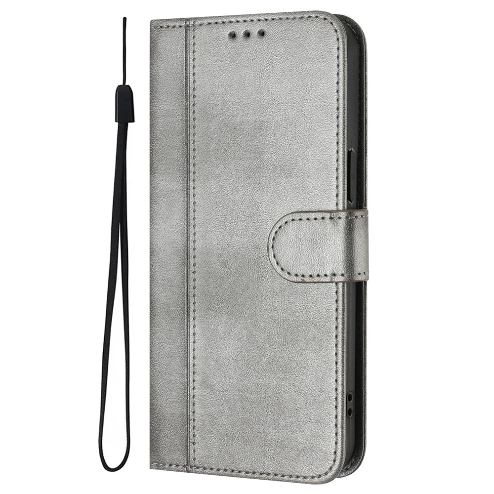 Retro Leather Flip Phone Wallet Case with Stand Cover