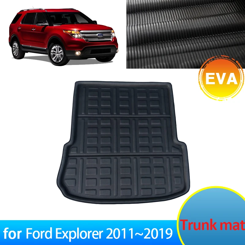 

for Ford Explorer U502 2011 2012 2013 2014 2015 2016 2017 2018 2019 Accessorie Trunk Mat Floor Tray Waterproof Cargo Boot Carpet