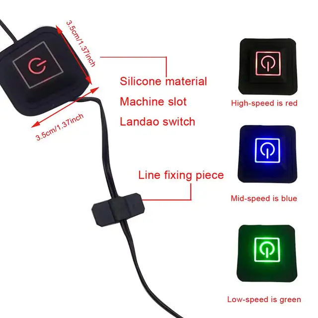 Usb Ruhadarabos Betét 3 Sebességfokozatú Állítható 4 -Ben 1 Elektromos Fűtési Lap Tél - Image 5
