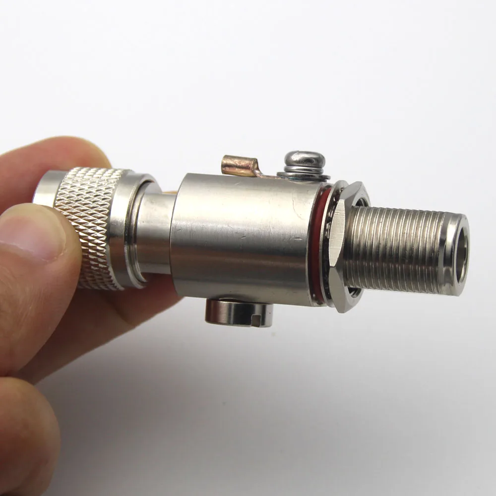 Surge Protector Lightning Arrestor N Male Plug to N Female Coaxial 0-3GHz 200W 50ohm DC-3000MHz Connector 400W Protector Arrester