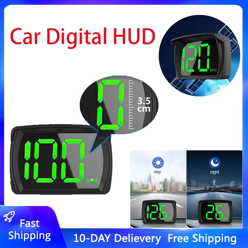 Universal Car HUD Y03 Head Up Display tachimetro GPS 2.8 pollici