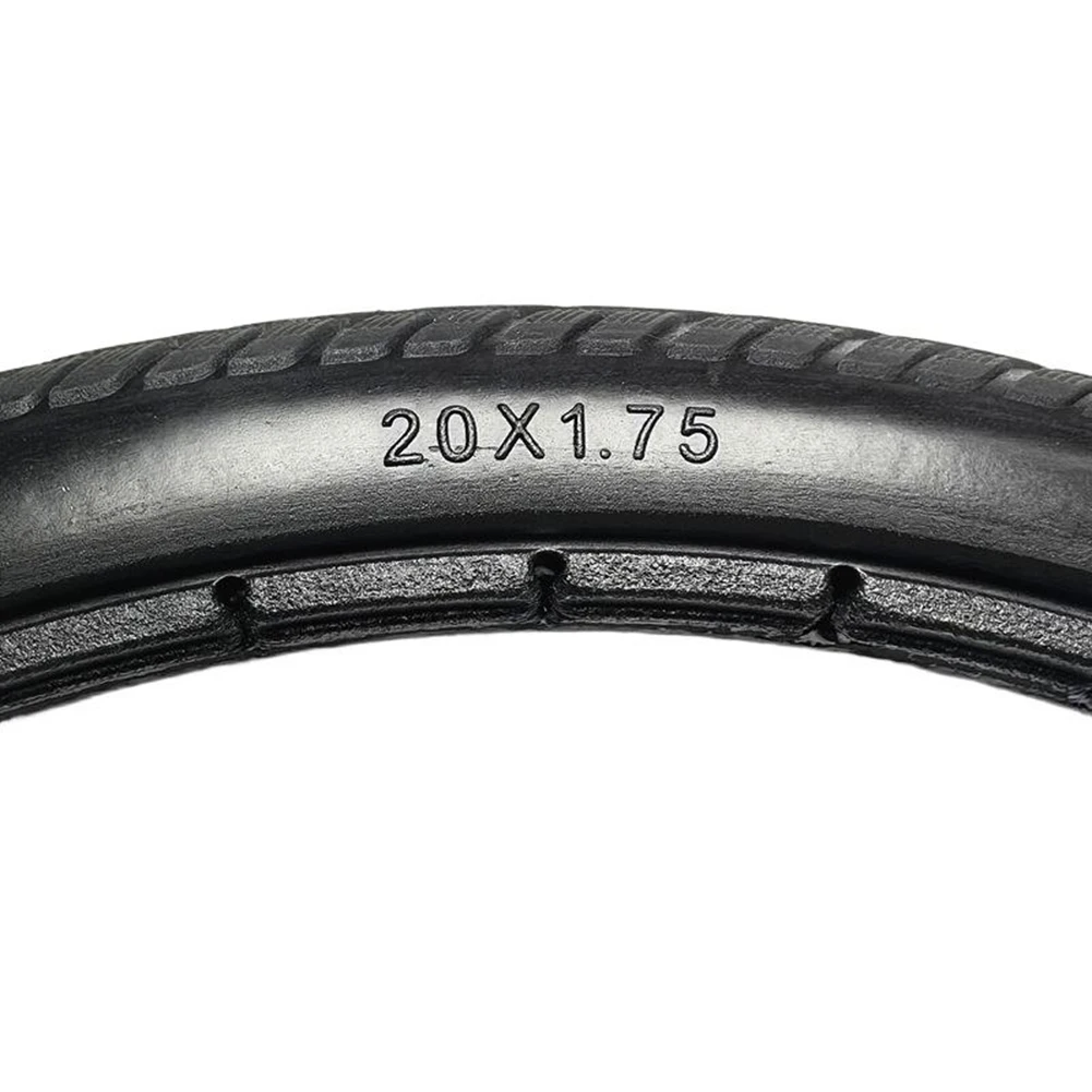 20x1,75 Fahrrad-Vollreifen aus Polyurethan, fester Außenreifen für 20-Zoll-Fahrradwagen und Rollstuhl-Ersatzreifen – Detail 6