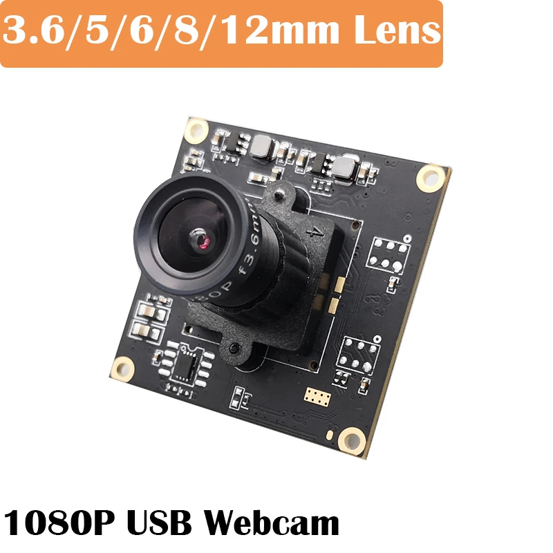 1080P Webam Camera Module 2MP CMOS IMX307 High Speed 60fps 3.6mm Lens USB UVC Plug and Play Webcam for Windows Linux Android Mac 5mp fisheye lens ov5640 cmos camera module fixed focus high resolution 1080p