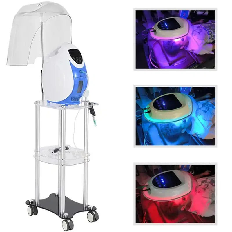 フェイシャルセラピーマシン,7色のLED,にきび治療,肌の若返り