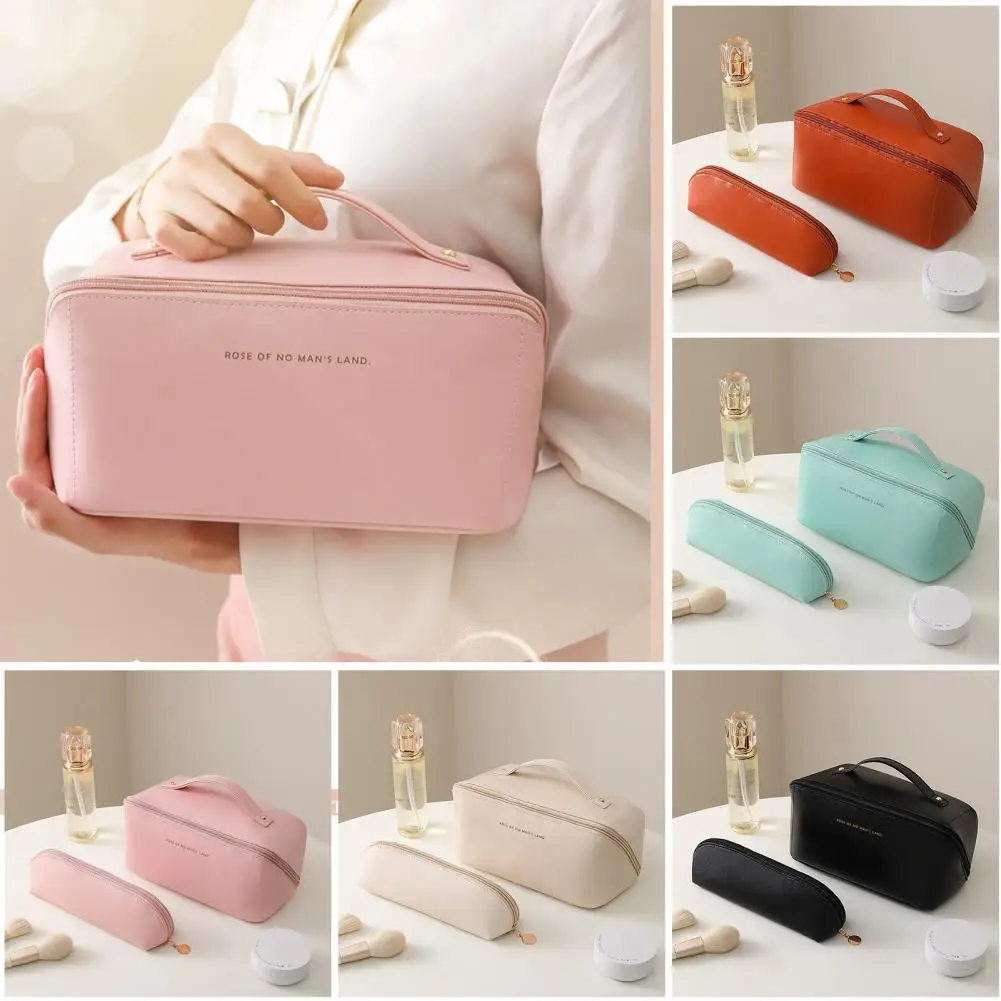 

Ladies Portable High Appearance Index Cosmetic Bag Large-capacity Travel Washing Bag Three-dimensional Makeup Storage Bag