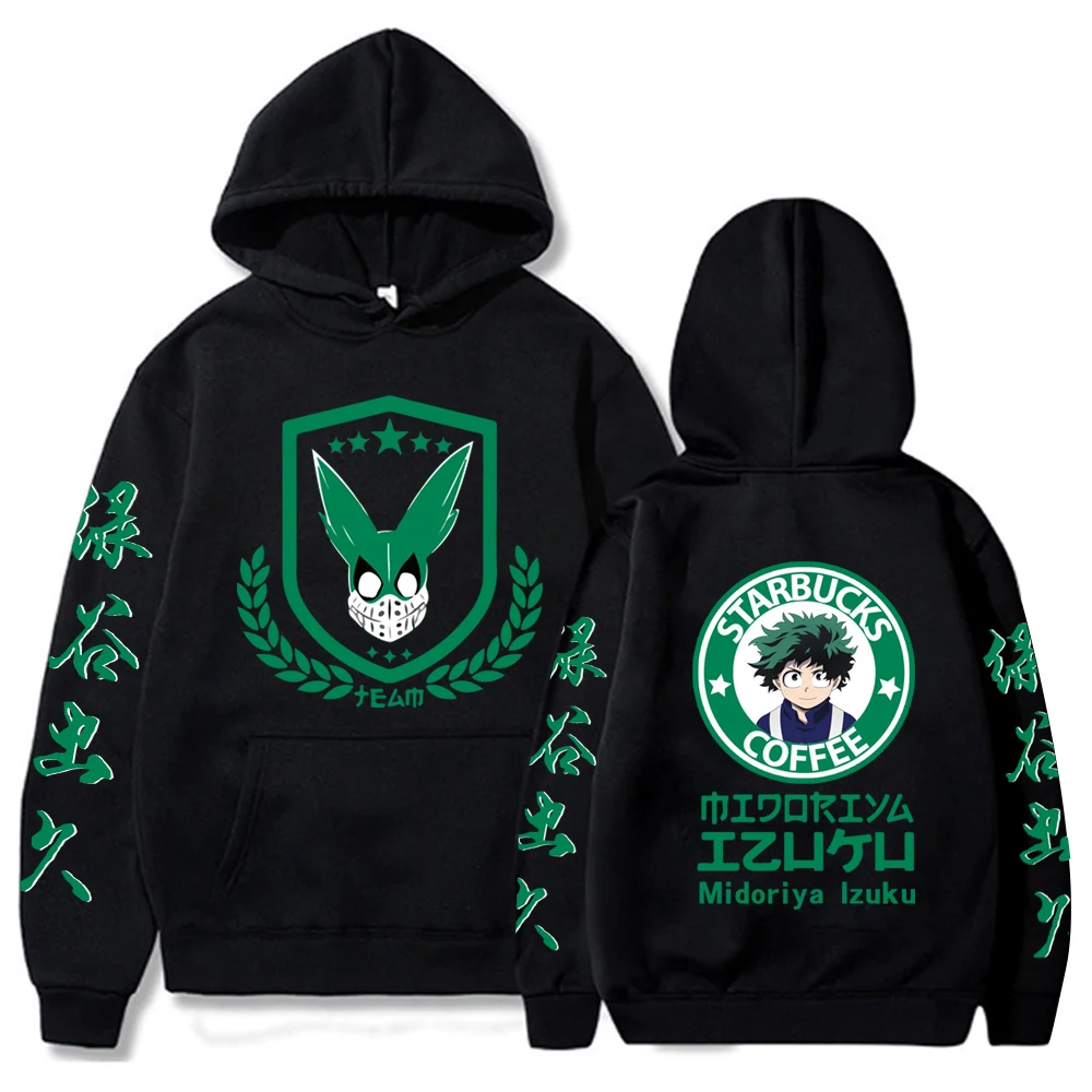 

Boku No Hiro Akademia Funny Midoriya Izuku Anime Hoodie Women Men My Hero Academia Sweatshirt Hooded