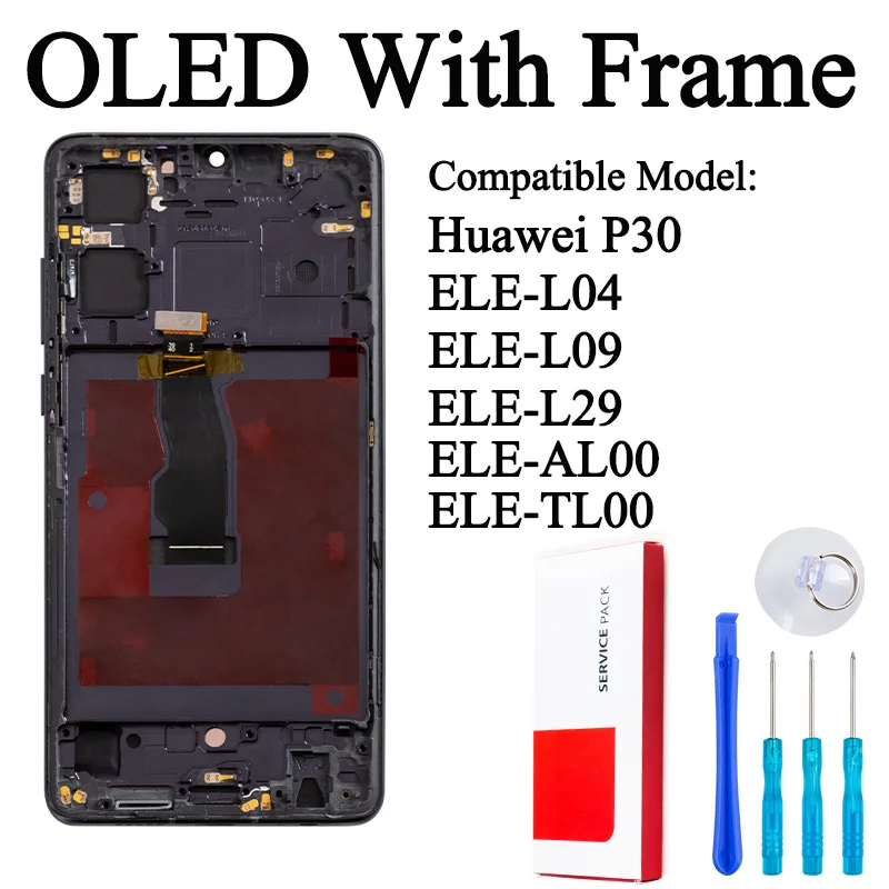 Kilix Display Für Huawei P30 Display Original Mit Rahmen