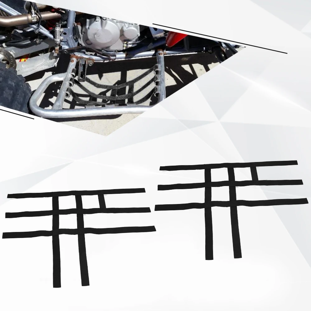 

For Polaris for Yamaha Banshee 350 Raptor 350 660 700 YFZ450 YFZ450R Motorcycle Nerf Bar Nets Waterproof Nylon ATV Toolkit