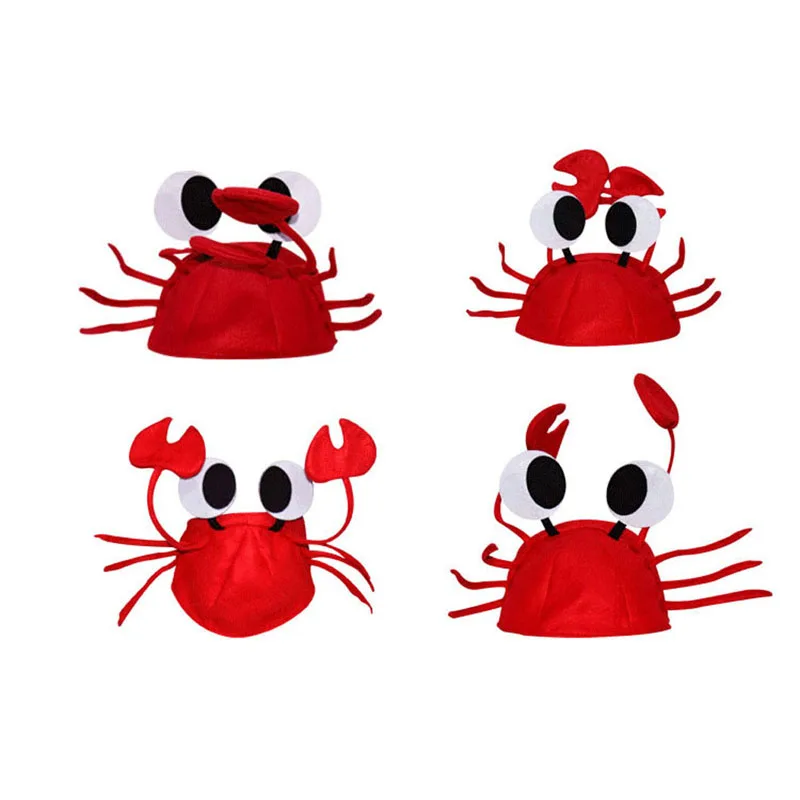 Drop Ship&Wholesale Halloween Christmas Red Lobster Hat Adult Fancy Party Costume Gift Oct.14 5