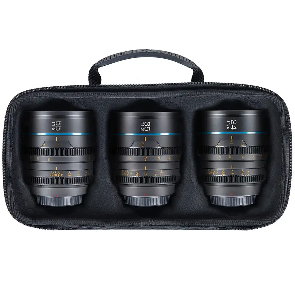 SIRUI NightWalker Series 16mm 24mm 35mm 55mm 75mm T1.2 Cine Lens