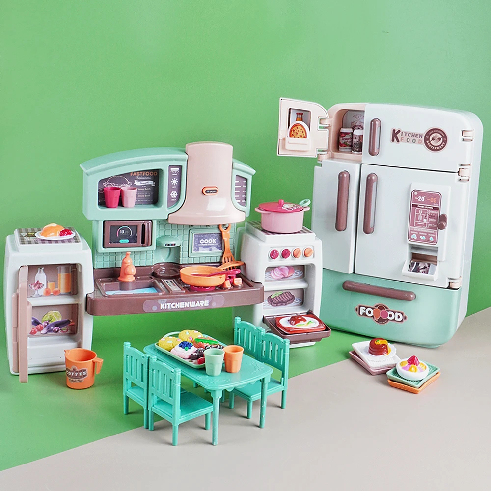 Deluxe Miniature Food Cooking Set with Realistic Oven & Interactive Play Kitchen Features