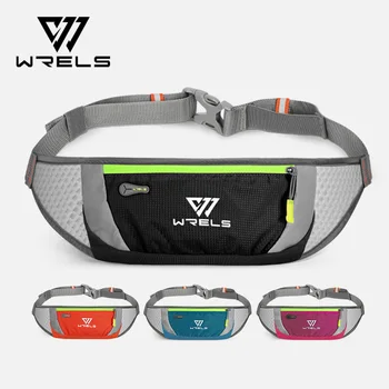 WRELS Professional Running Waist Bag Sports Belt Waterproof Sports Bags for Hiking Walking Lightweight Running Belt Waist Pack