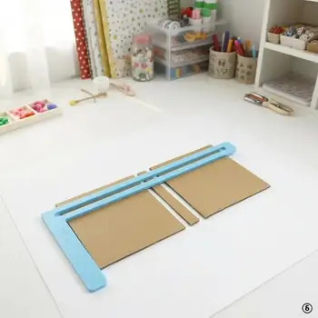 Set di 6 Strumenti per Scrapbooking per Principianti, Kit Fai-da-Te per Rilegatura, Stencil Facili da Usare per Diari, Agende e Libri dei Ricordi