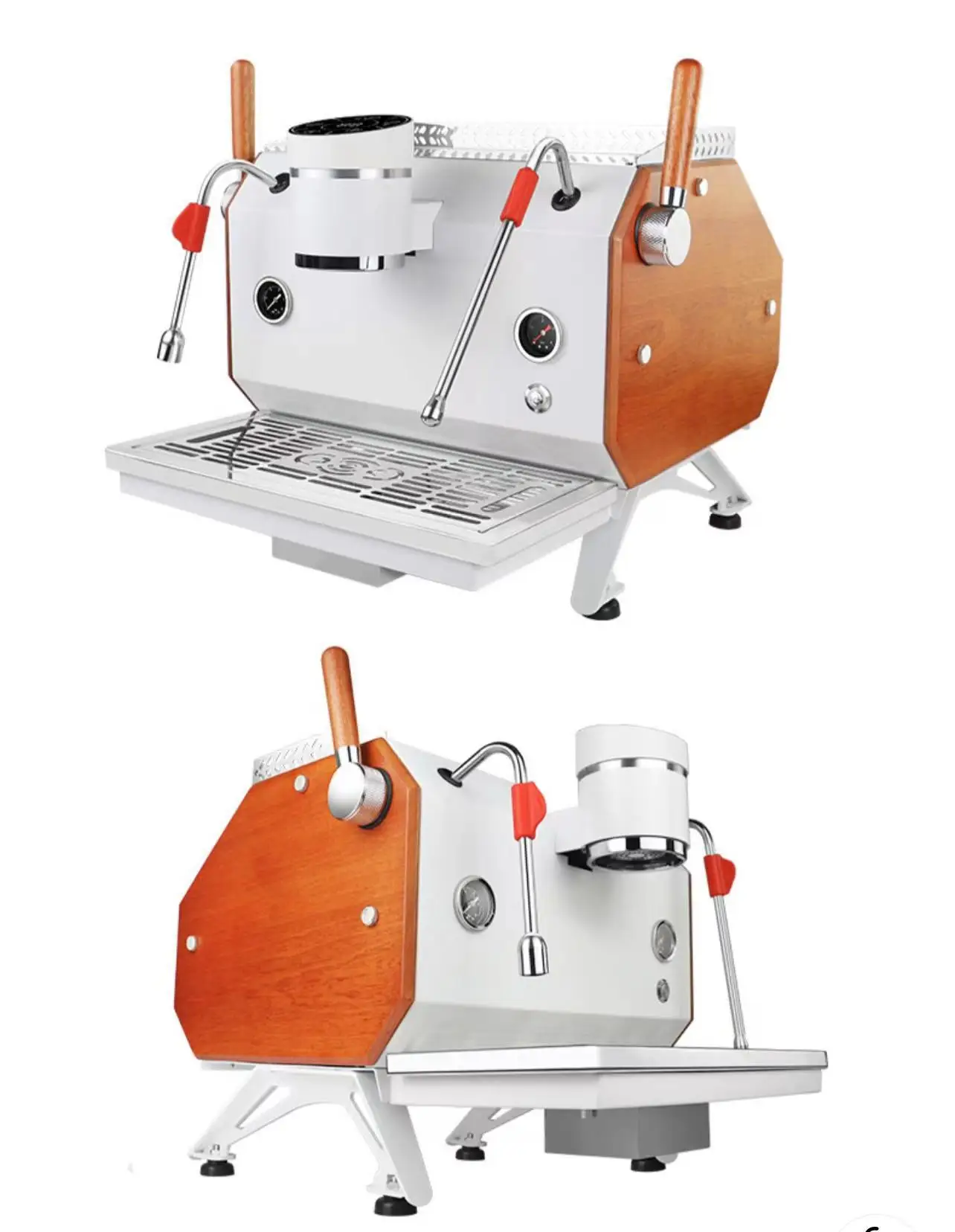 Multi-functional Tea And Coffee Machine Coffee Maker High Power 3500W Commercial Espresso Coffee Machine With Steamer Cappuccino 4