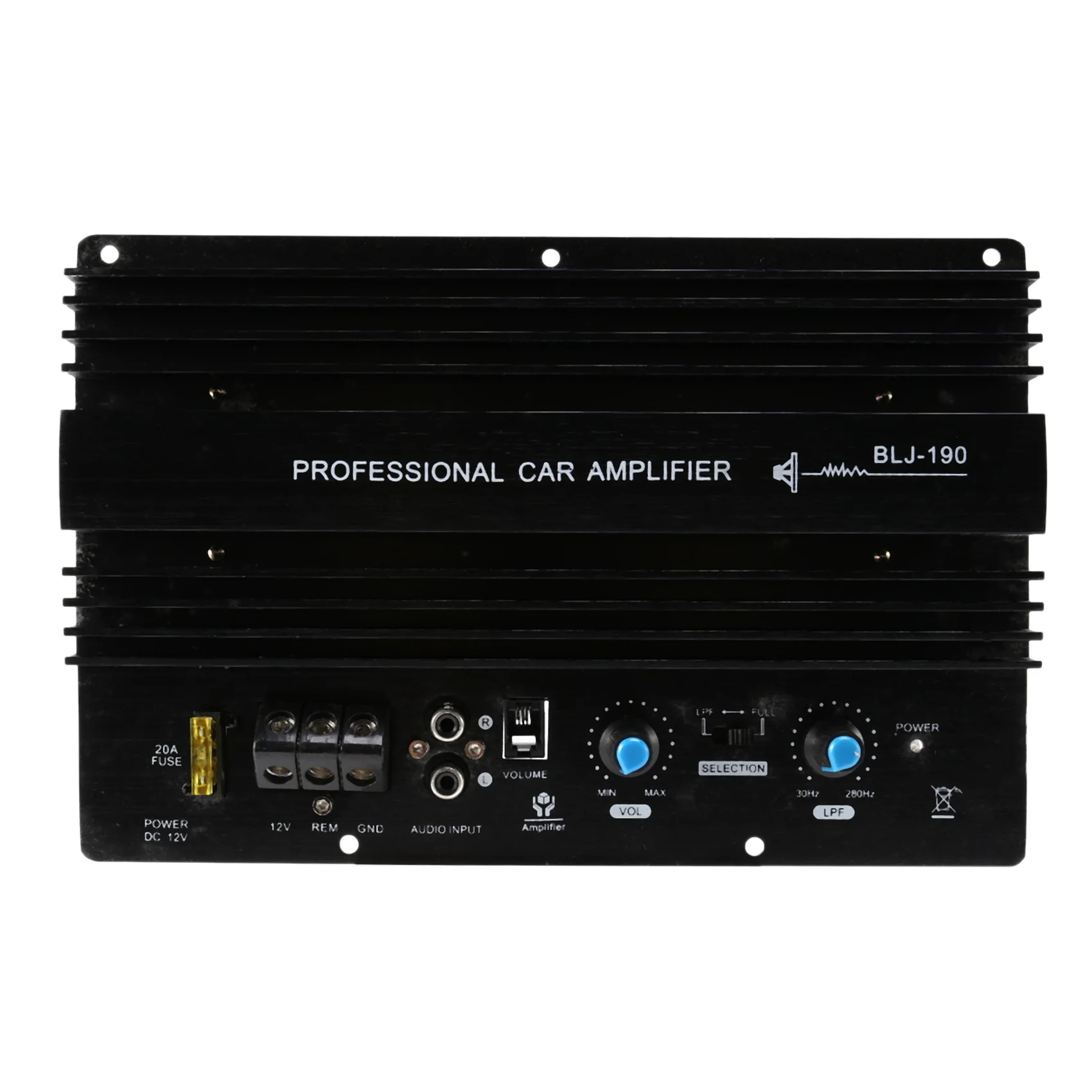 

12V 1000W Powerful Bass Subwoofer 105Dba Mono Car Audio High Power Amplifier Amp Board Thermal Overload Protect Powerful