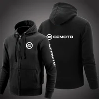 2023 Men Printing New Cfmoto Jacket Zip Hight Quality Comfortable Solid Color Outerwear Tracksuit Hooded Coat Pullover Top 1