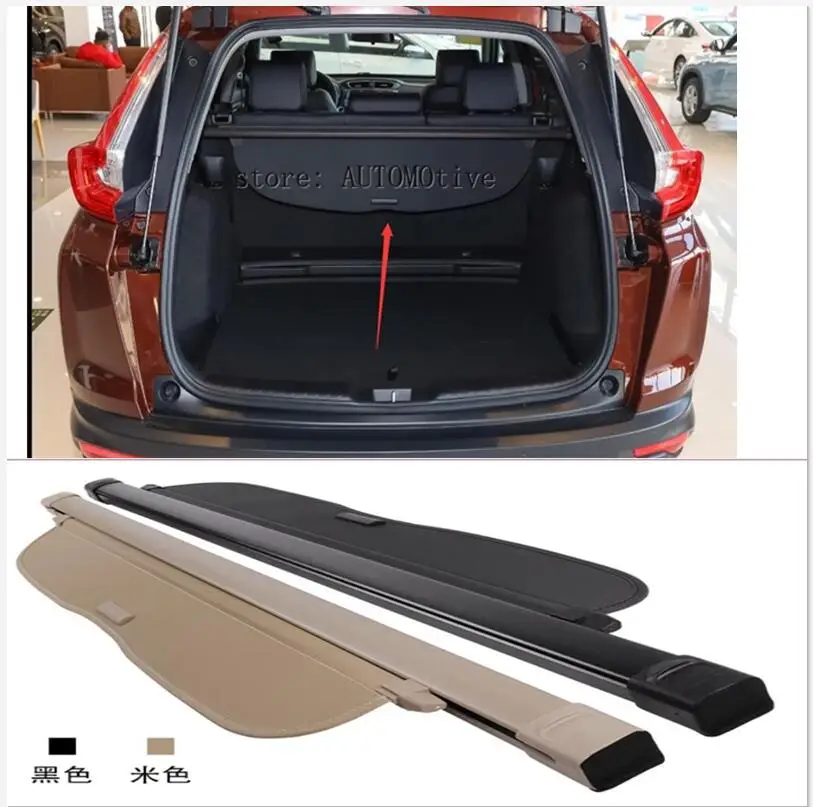 

Car Rear Trunk Security Shield Cargo Cover For Honda CRV CR-V 2017 2018 2019 2020 2021 2022 High Qualit Auto Accessories