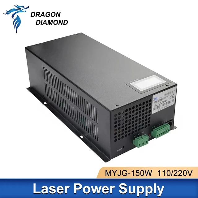MYJG 130W -150W Co2 Laser Power Supply Source 115V/230V 110V/220V With LCD Display For Co2 Laser Engraving Cutting Machine 1